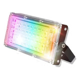 Reflector Rgb 50w Con Control Luz Led Multicolores Montable