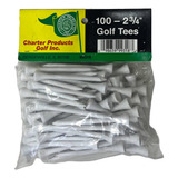 Tees 2 3/4 De Golf Bambú 100 Piezas