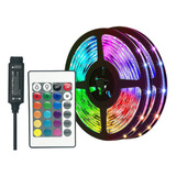 Tira De Luces Led Rgb 5v 12leds/m 5050rgb Cinta De Luz Led C