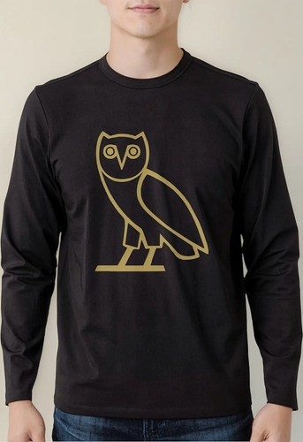 Playera - Buho Drake Ovoxo Ovo Manga Larga   | MercadoLibre