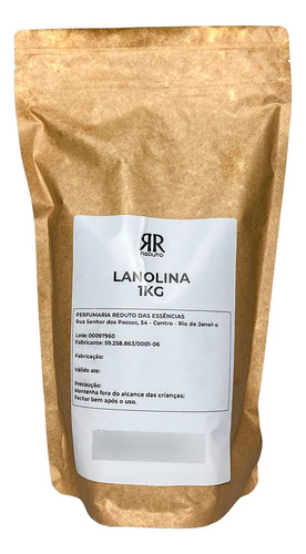 Lanolina Anidra Em Pasta 100% Natural  1kg