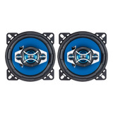 Auto Falante Hurricane Quadriaxial Cm44 4 Polegadas 110w Par Cor Azul