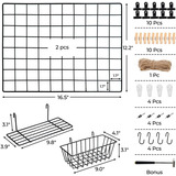 Paneles De Alambre De Rejilla De Pared, Organizador De Fotos