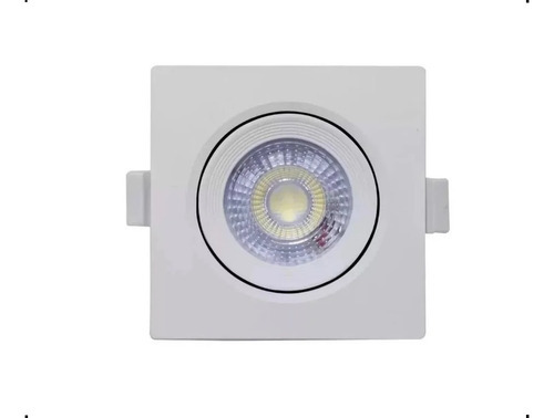 Spot De Led Embutir Quadrado 5w Amarelo - Foxlux