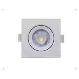 Spot De Led Embutir Quadrado 5w Amarelo - Foxlux