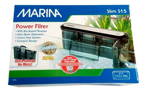 Filtro Exterior Cascada Para Acuario Marina Slim S15 57 Lts