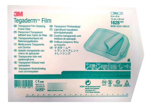 Aposito Tegaderm 3m Film Transparente 15x20cm