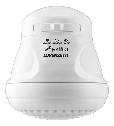 Chuveiro Ducha Maxi Banho Ultra C/cano Lorenzetti Cor Branco Potência 5500 W Voltagem 220v