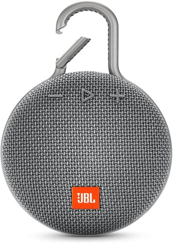 Bocina Jbl Clip 3 Portátil Con Bluetooth Waterproof Stone Grey 