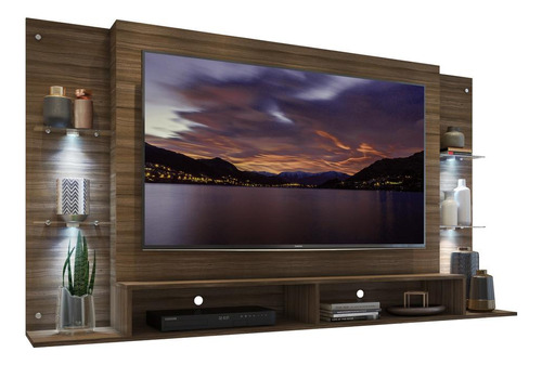 Painel Tv 60  Com 2 Leds Vegas Multimóveis V3396