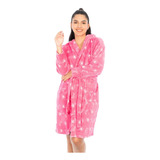 Pijama Bata Polar Suave Con Gorro Mujer 26625 Tops & Bottoms
