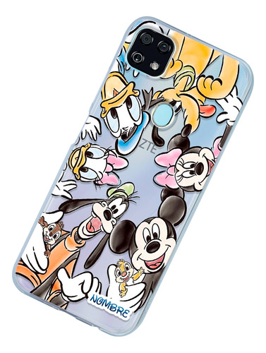 Funda Para Zte Disney Clásicos Personalizada Con Nombre