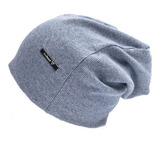 Gorro Beanie Brohood Canelado Cinza