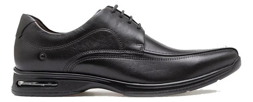 Sapato Derby Plain Toe Democrata Air Spot Smart Comfort 448026 De  Couro Preto Design Liso 44 Br Para Adultos - Masculino