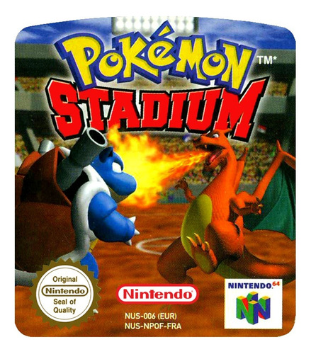Lote 10x Labels Nintendo 64 - Pokémon Stadium, Toy Story Etc