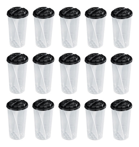 15 Tazas De Café Helado Juice Cup, 750 Ml, Para Parejas [u]