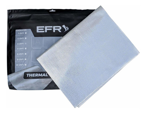 Aluminum Heat Shield Protection With Fiberglass And Self-adh