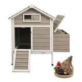 Gallinero De Madera Para Exterior 36p 1-3 Pollos Petscosset