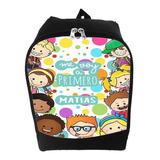 Mochila Jardín X15 Nena Nene Egresadito Sublimada C/nombre 