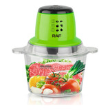 Picador Eléctrico Procesador De Alimentos Raf 600w 2l Color Verde