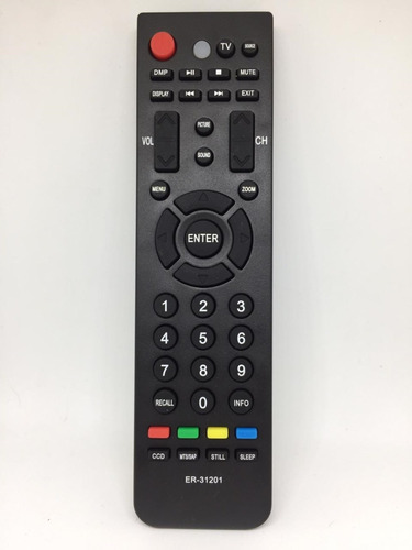 Control Remoto Er-31201 Tv Smart Led Hisense Bgh Telefunken