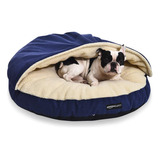 Cama Cueva Para Mascotas Amazon Basics Para Perro, Grande, A