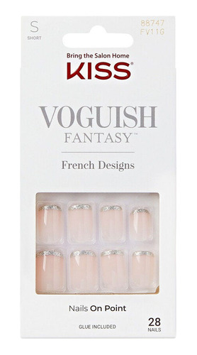Uñas Gel Fantasy French Bisous