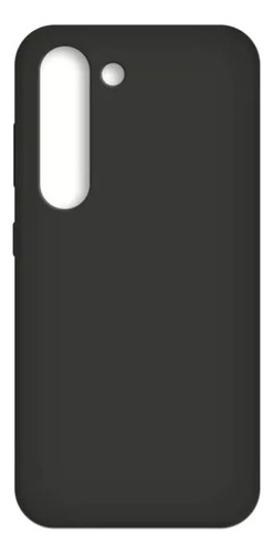 Funda Fina Silicona Suave Para Samsung Negro Mate