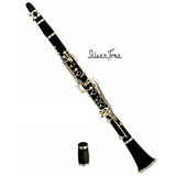 Clarinete Negro Baquelita Boehm Silvertone Slcl001 + Estuche