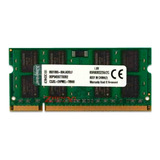 Memoria Ram Valueram Color Verde  2gb 1 Kingston Kvr800d2s6/2g