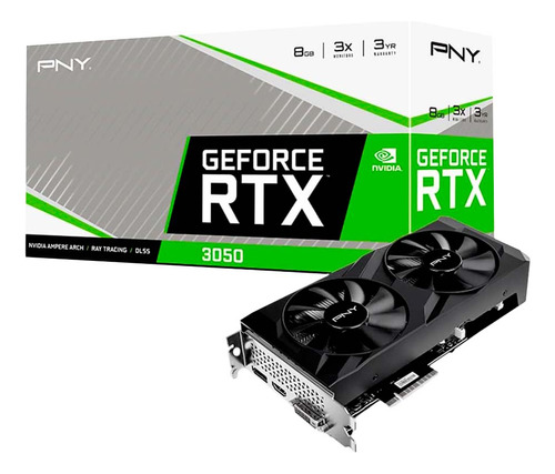 Placa De Video Pny Geforce Rtx 3050 8gb Gddr6 128-bit Vcg305