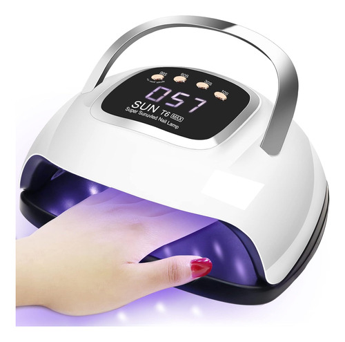 Lámpara De Uñas Uv Secadora De 220 W Con 4 Temporizadores