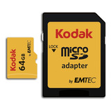 64gb Uhs I U3 V30 A1 Microsd Rendimiento Extra Con Adaptador