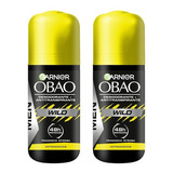 Obao Wild Desodorante Para Hombre Roll On 65 Gr, 2 Pack Fragancia Sin Fragancia