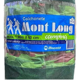 Kit 4 Colchonete Solteiro Camuflado Verde 190x60- Mont Long