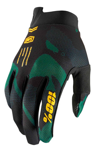 Guantes Bicicleta 100% Itrack Sentinel Negros Moto 