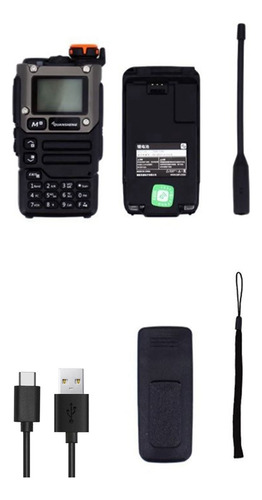 Walkie Talkie -c Uv-k6 Transce Portátil Multibanda Con Carg