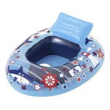 Flotador Bote Para Niños Fondo Del Mar Bestway 34126 Celeste