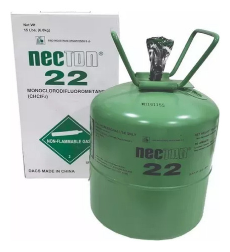 Garrafa Gas R22 6.8 Kg Puro Necton 