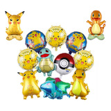 Kit 12 Globos Para Pikachu Pokemon Decoraciones De Fiesta