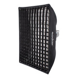 Softbox Bowens 80x120cm Com Grid Godox Para Flash Tocha