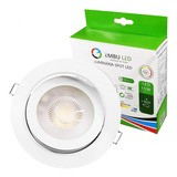 Spot Embutir Led Redondo 13cm 15w Quente Ou Frio Bivolt Cor Branco Frio 6500k