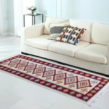 1 Tapete Kilim Passadeira Algodão Lux Dupla Face Kvm2 60x180