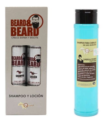 Duo Para Hombre Shampoo Y B&b Crece Barba Yeguada La Reserva