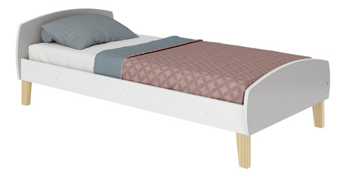 Cama Infantil Montessoriana Aurora Fume - Movelbras