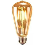 Lâmpada Led 4w Pera Decorativa St64 Bivolt Retro Vintage Top Cor Da Luz Branco-quente 110v/220v