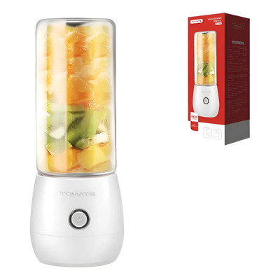 Mini Liquidificador Portátil Tomate MAZ-008 200W 450ml USB Branco | MercadoLivre