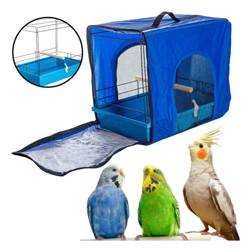 Bolsa Caixa Transporte Aves Papagaio Pássaros Impermeável 