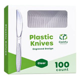 Cubiertos De Plastico  Paquete Cómodo [paquete De 100] Cuchi