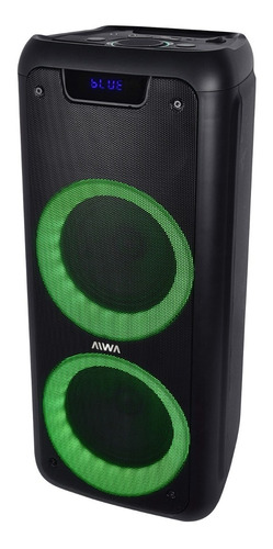 Parlante Bluetooth Portátil Recargable Aux Luces Aiwa